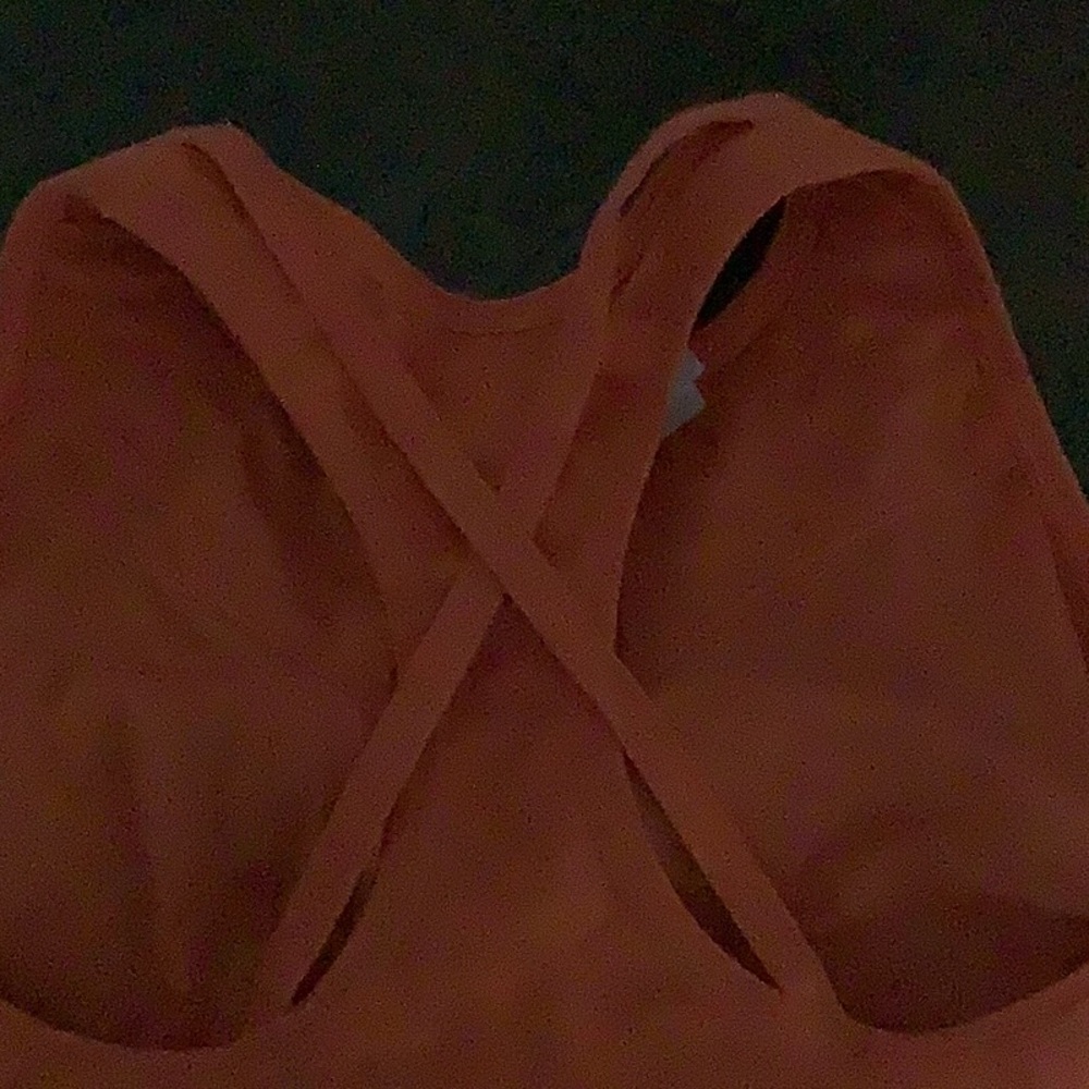 Gymshark Orange Sleeveless Crop Tank - Picture 3 of 6